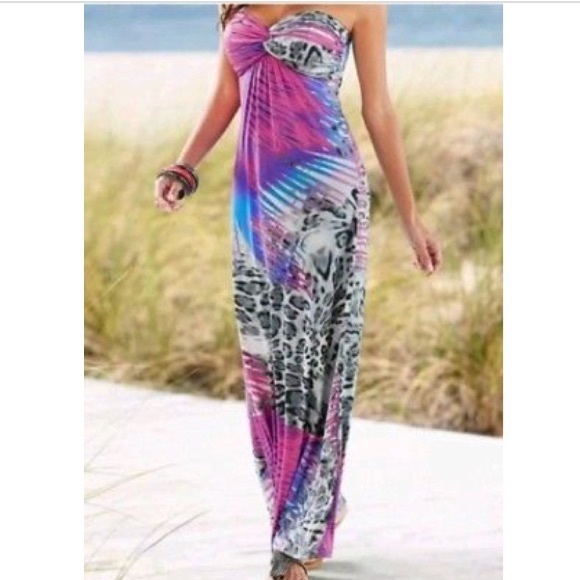 venus animal print dress